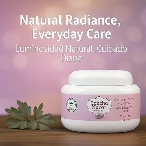 Miniatura 6 de HIGH SUPREME Concha Nácar (Madre de Perla) Crema de gel facial y corporal  8.5 onzas líquidas  Con colágeno, elastina, vitamina E y glicerina  Apoyo