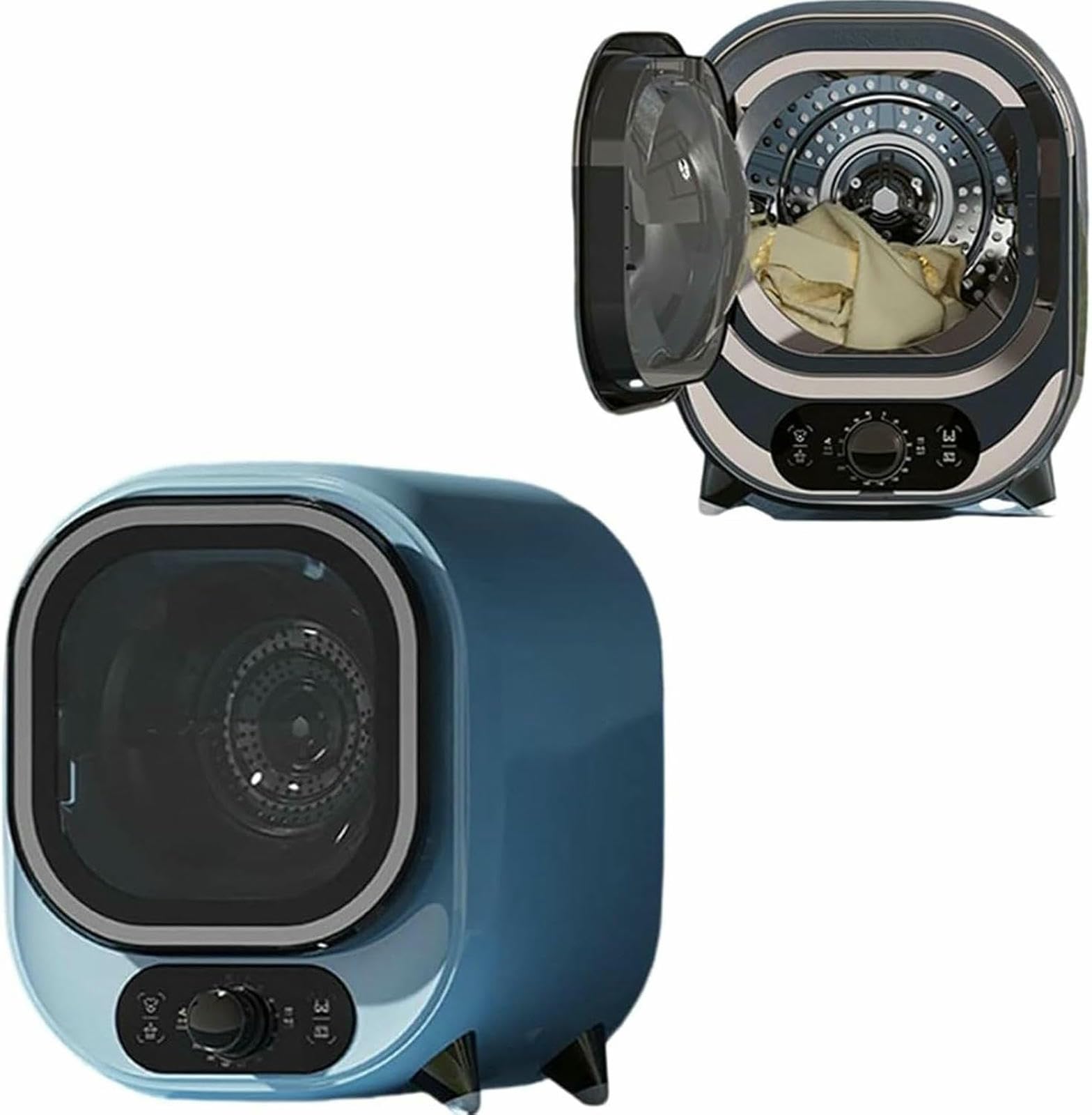 Sèche-linge à condensation portable avec mini-essoreuse ventilée