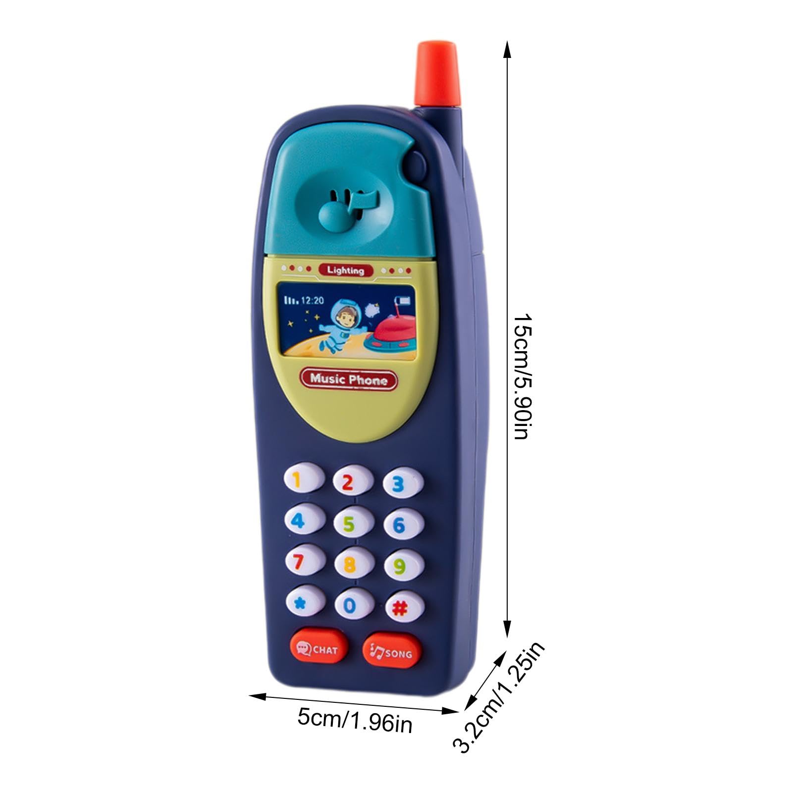 EBTOOLS Jouet de téléphone portable Jouet d'apprentissage rechargeable