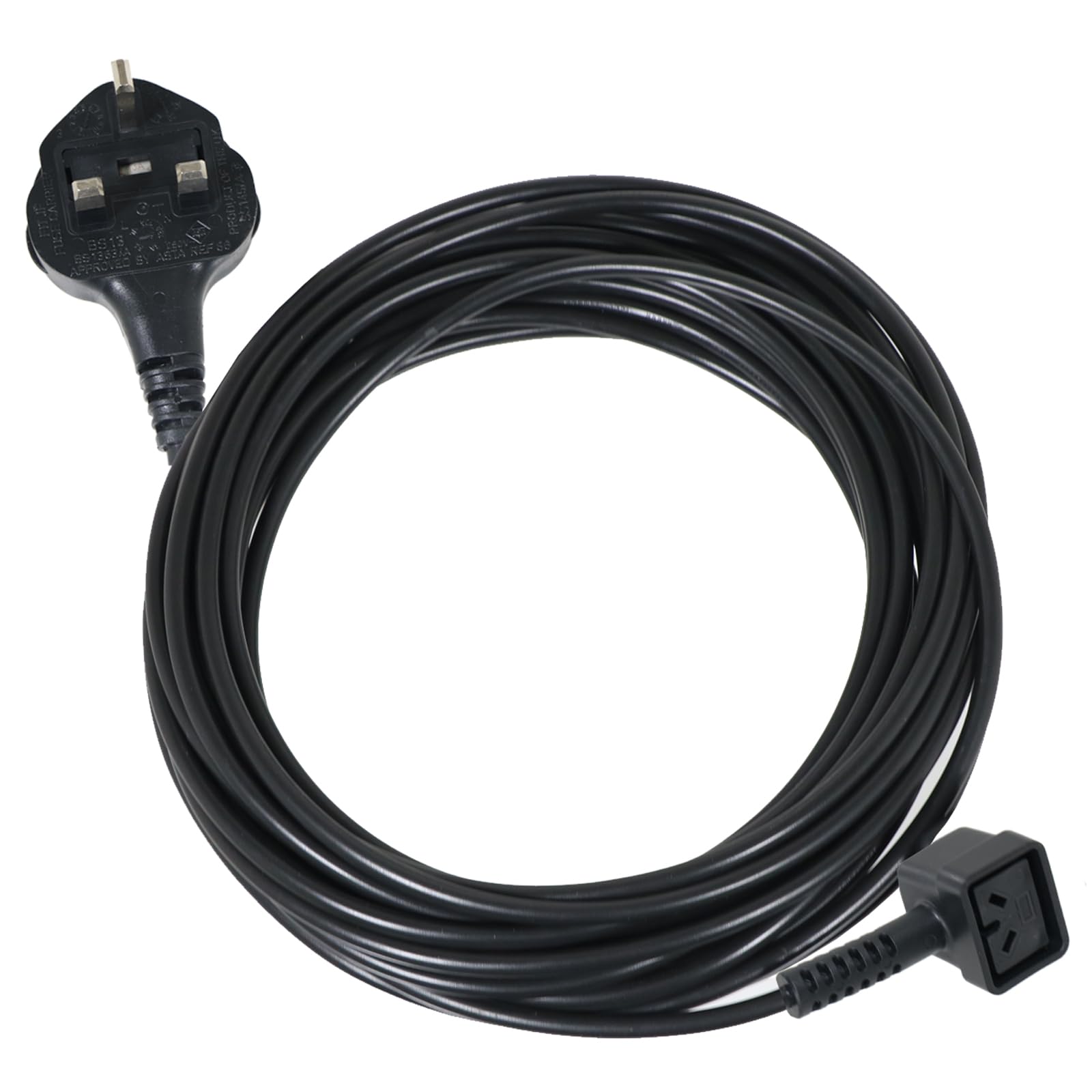 SPARES2GO Mains Cable Power Lead & UK Plug for Numatic Vacuum Cleaners (10 Metres, 2 pin)
