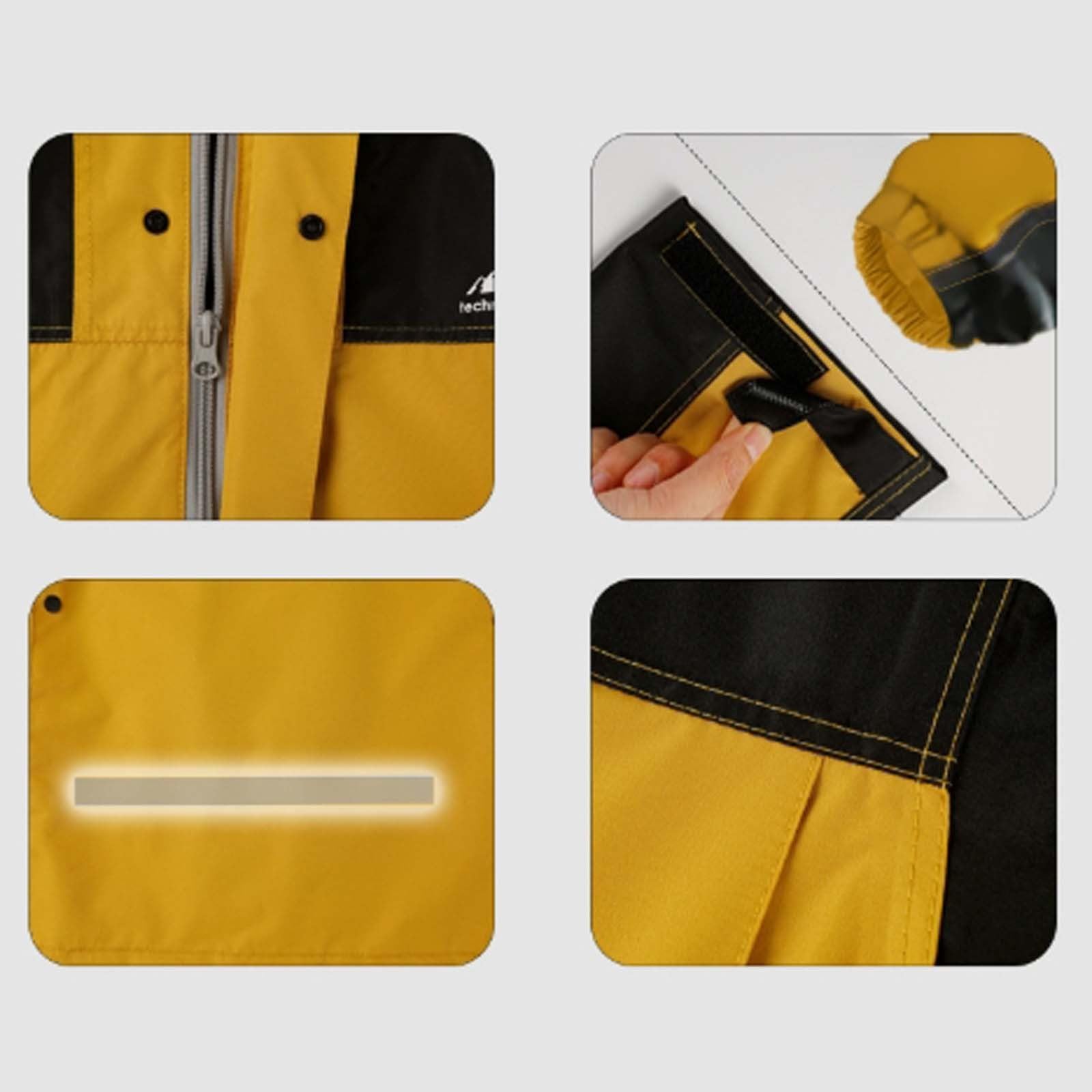Generisch Ensemble veste de pluie pour enfant avec pantalon respirant et imperméable 6-15 ans