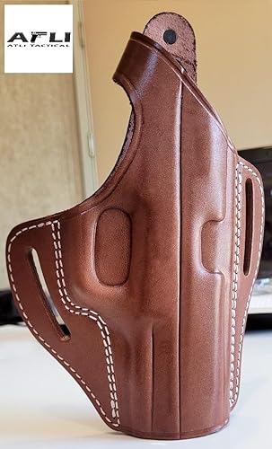 Miniatura 4 de OWB - Funda para pistola de cuero, para Glock 17, 19, 31, 32, 38, 44, Canik TP9, M, P, 2.0, Sig, P220, 225, 365XL, 322, Springfield, XD, Walther,