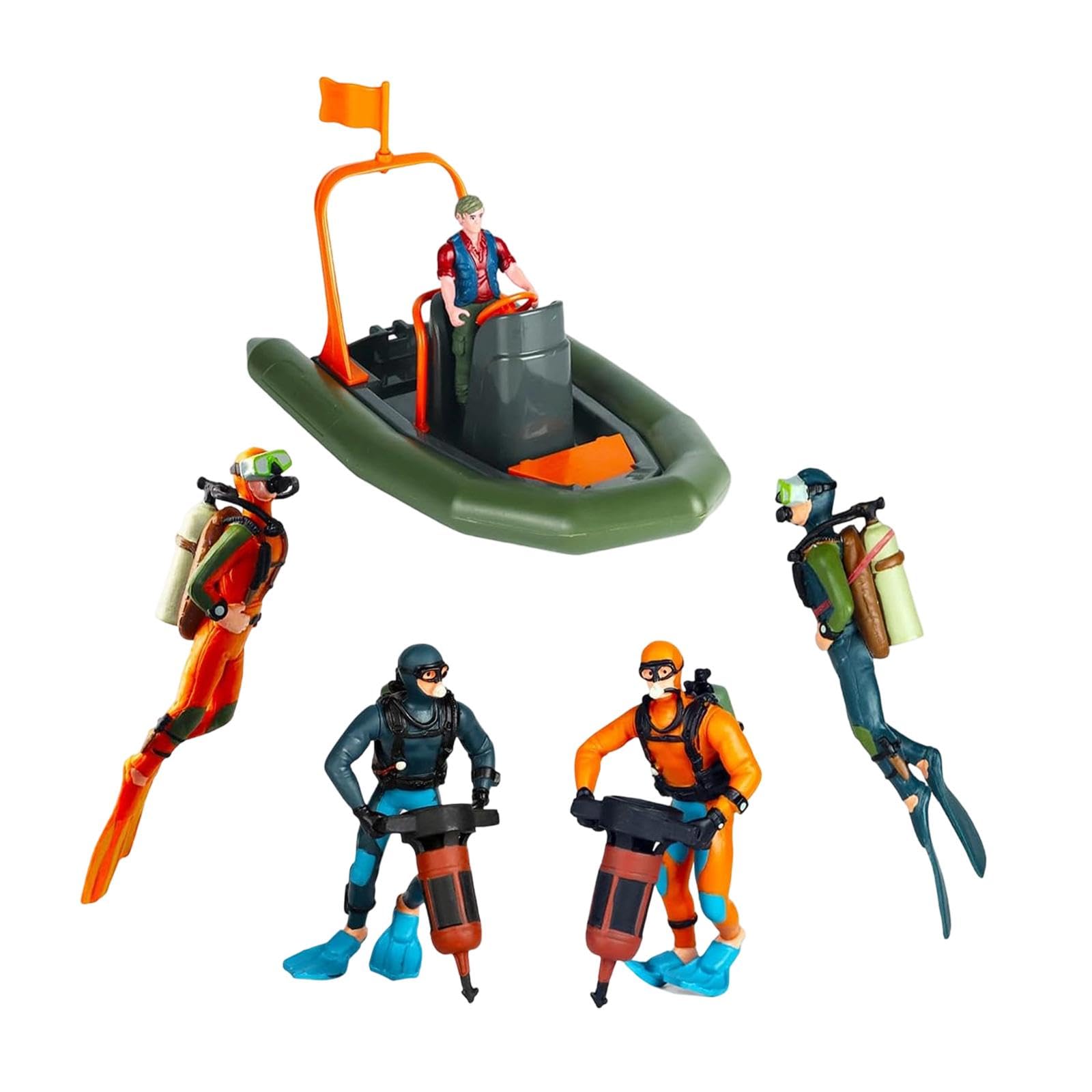Figurines de Plongeur et de Pilote, Maquettes, Décoration Créative pour Aquariums, Figurines de Plongeurs