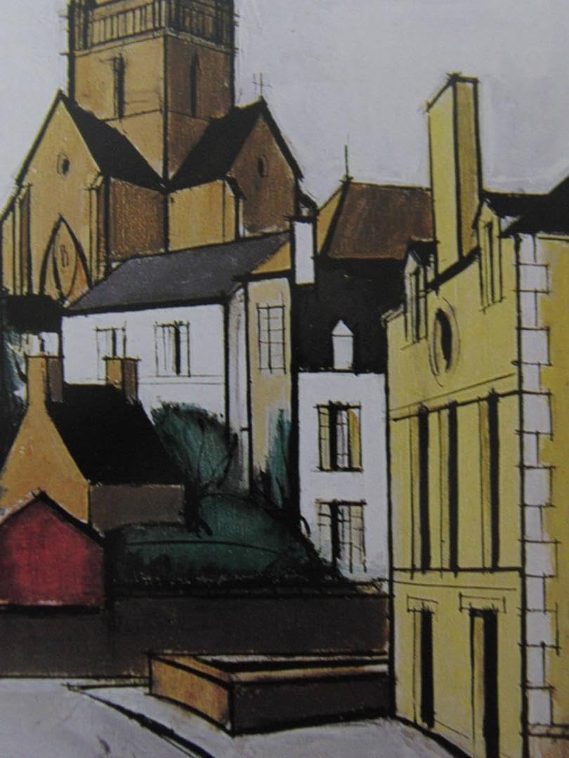 Amazon.co.jp: ベルナールビュッフェ「Quimperle」画集の額装画、人気