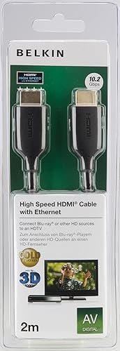 Miniatura 5 de Belkin Cable HDMI A/V para dispositivo de audio/video - 2 M - HDMI Digital Audio/Video - Chapado en Oro