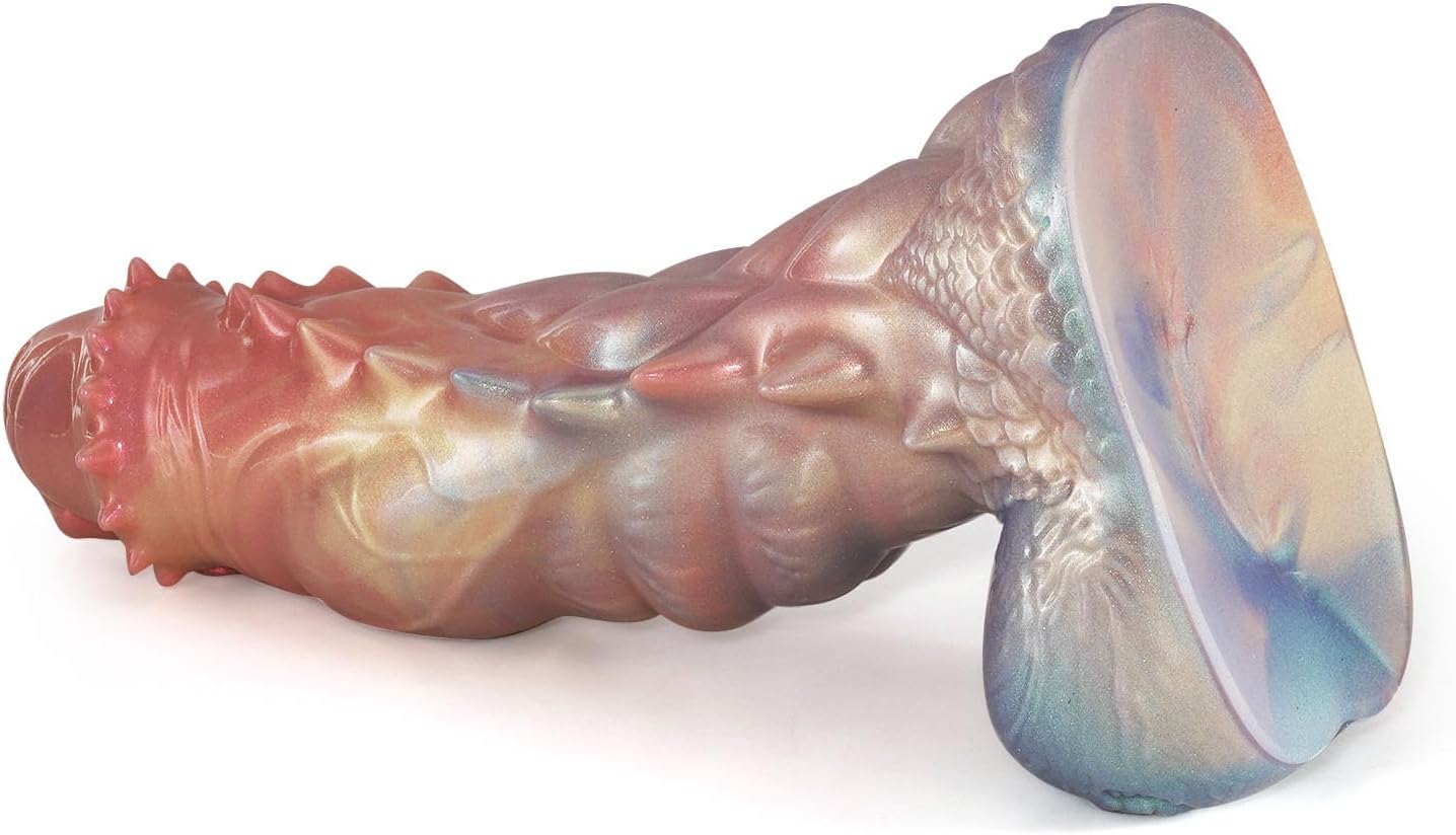 14.6 Inch Huge Monster Dragon Dildo, 3.6'' Diameter XXXL Thick Fantasy Horse Dildo with Strong Suction Cup, Silicone Realistic Giant Dildos for G-Spot Anal Play, Adult Sex Toys for Women Men