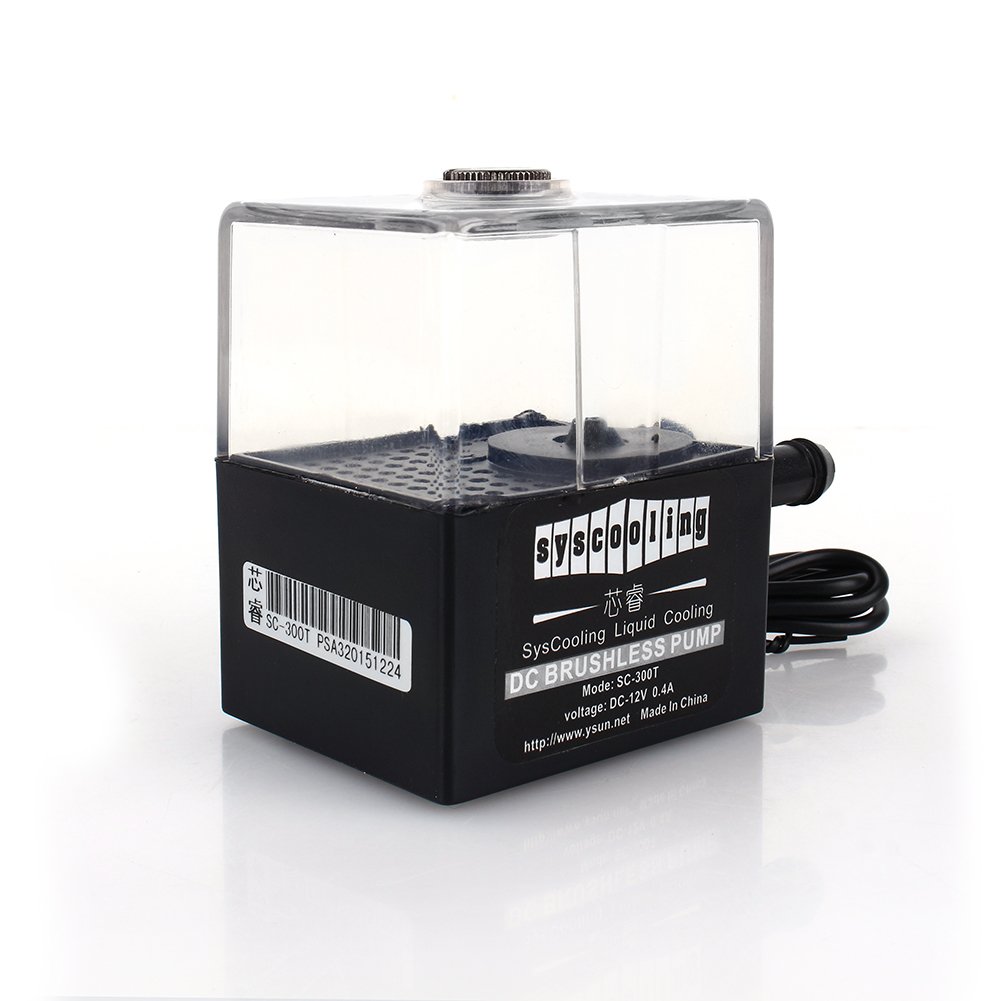 Bitspower リザーバー・ポンプ　ブラケット付き Amazon.co.jp: 水冷ポンプ & タンク、SC-300T DC 12V 水冷ポンプ