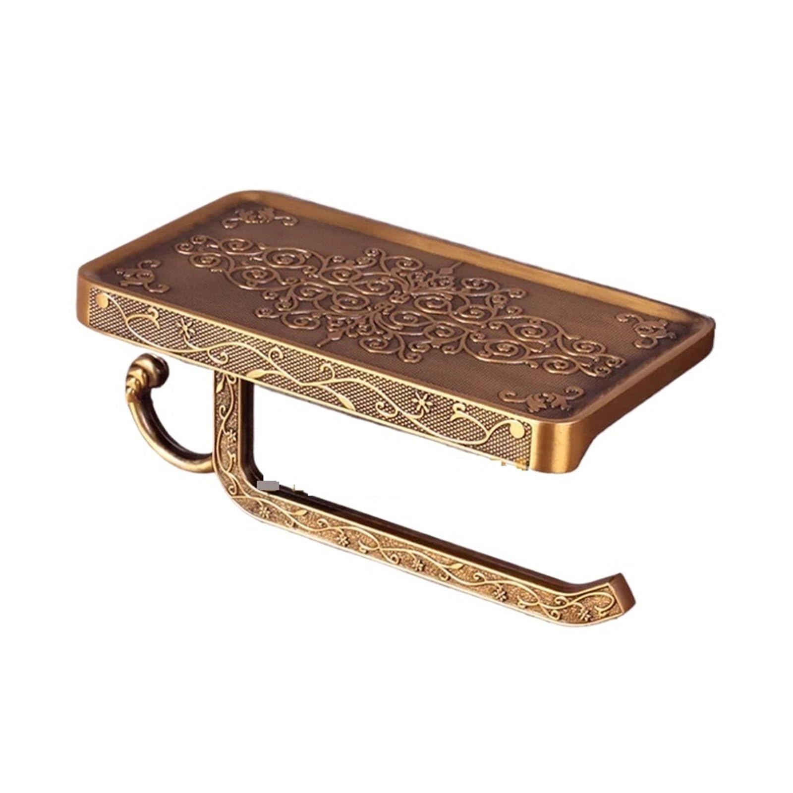 Brushed Brass Toilet Paper Holde Antique Brass Toilet Paper Holder Bathroom Mobile for bathroom home renovation wall mounted