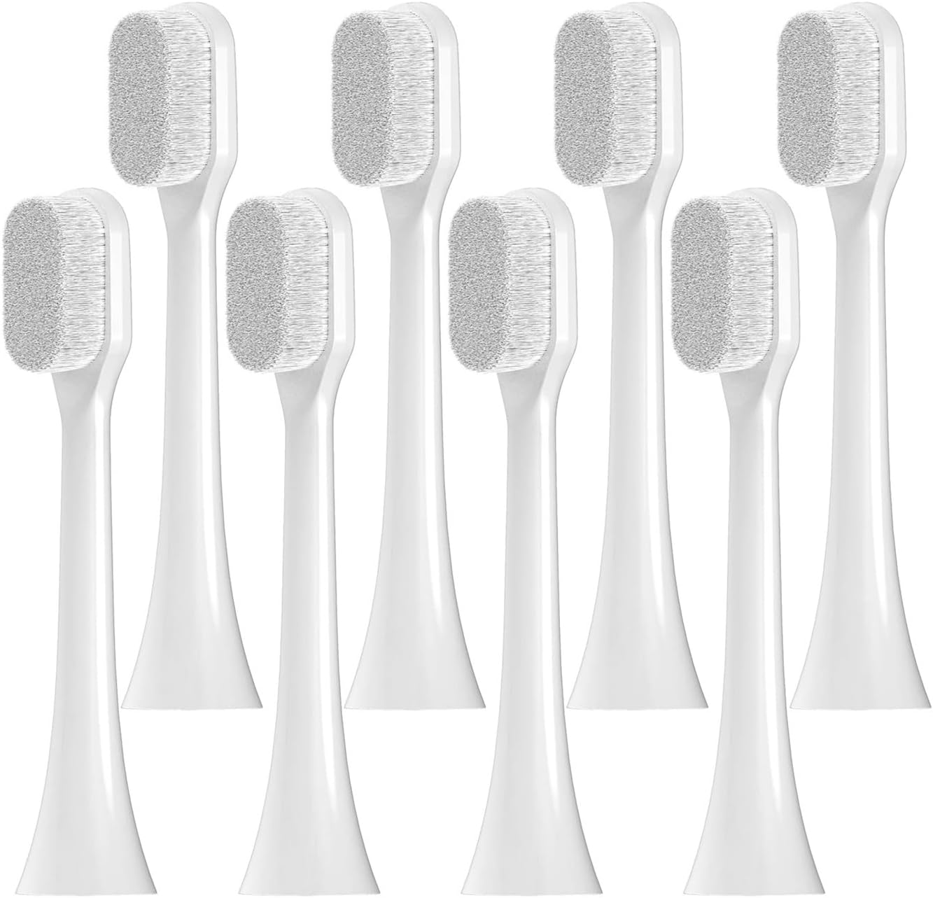 Electric Toothbrush Replacement Heads,Compatible for Philips Sonicare, Ultra Soft Nano Bristles Brush Heads for Sensitive Care(8 Pcs)