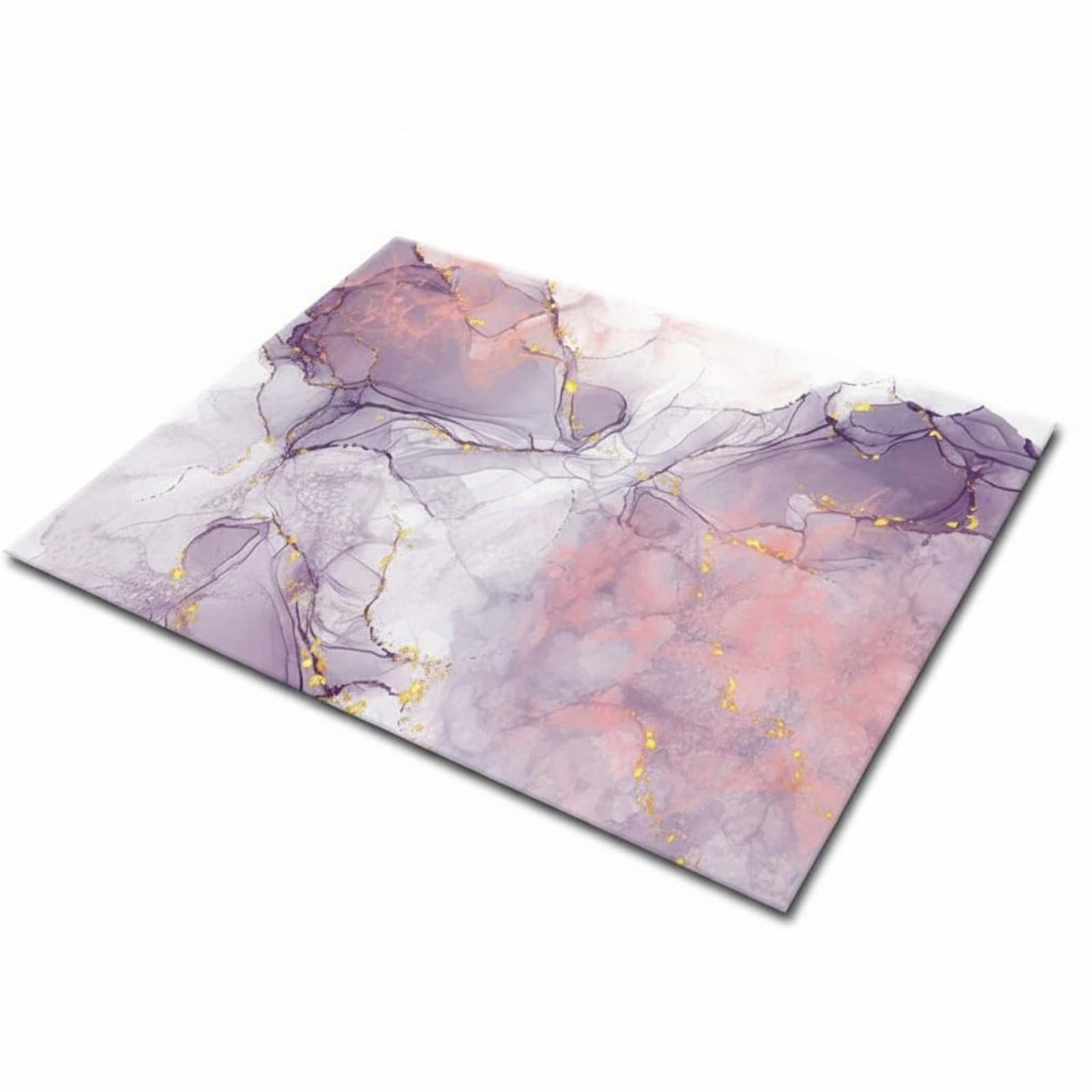 Qianly Tapete de Secado de Diatomeas Diseño Estampado Alfombrilla de Secado de Diatomeas Multiusos Alfombrilla para Escurrir Vajilla para Junto Al Fregadero , 60x90cm , Estilo A2