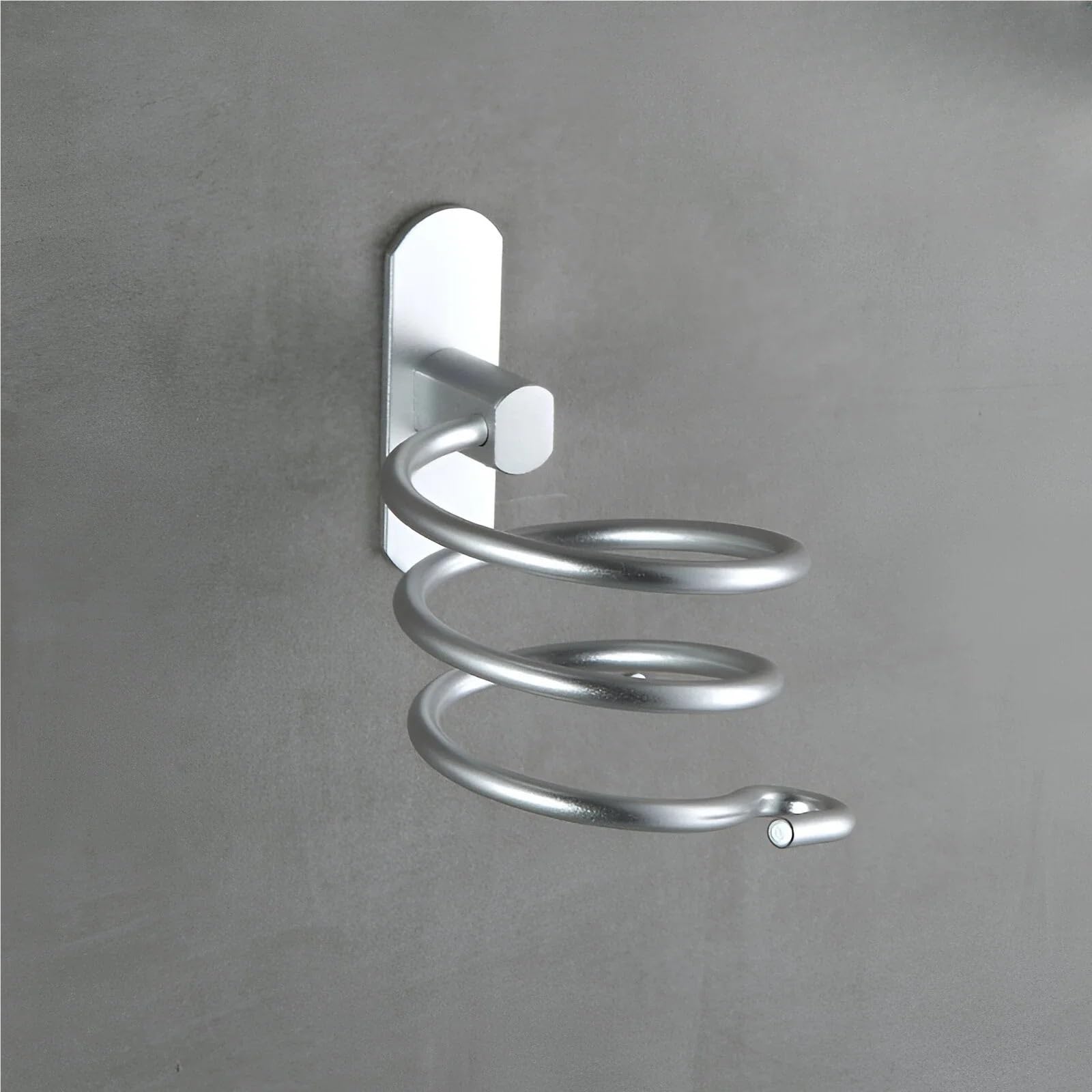 Staffa for asciugacapelli da Parete 2 Pezzi Senza punzonatura Porta-asciugacapelli Bagno per Bagno, Barbiere(Black)