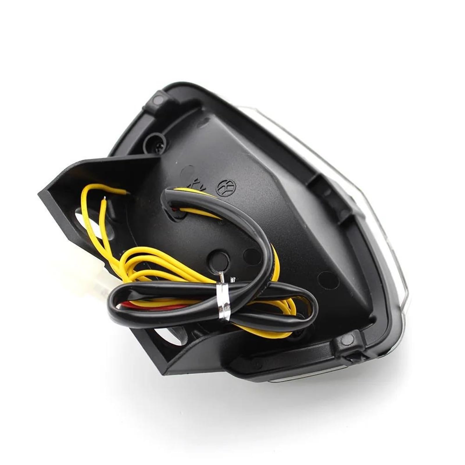 Feu Stop Feu Arrière Intégré pour Moto, Feux Stop, Clignotants, Indicateurs, Lampe pour K&awasaki pour Ninja 250 250R 2008-2012 Clignotants(Clair)