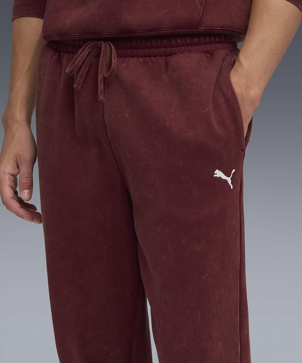 PUMA Pantaloni della Tuta Essentials Elevated dal Taglio Morbido da Uomo