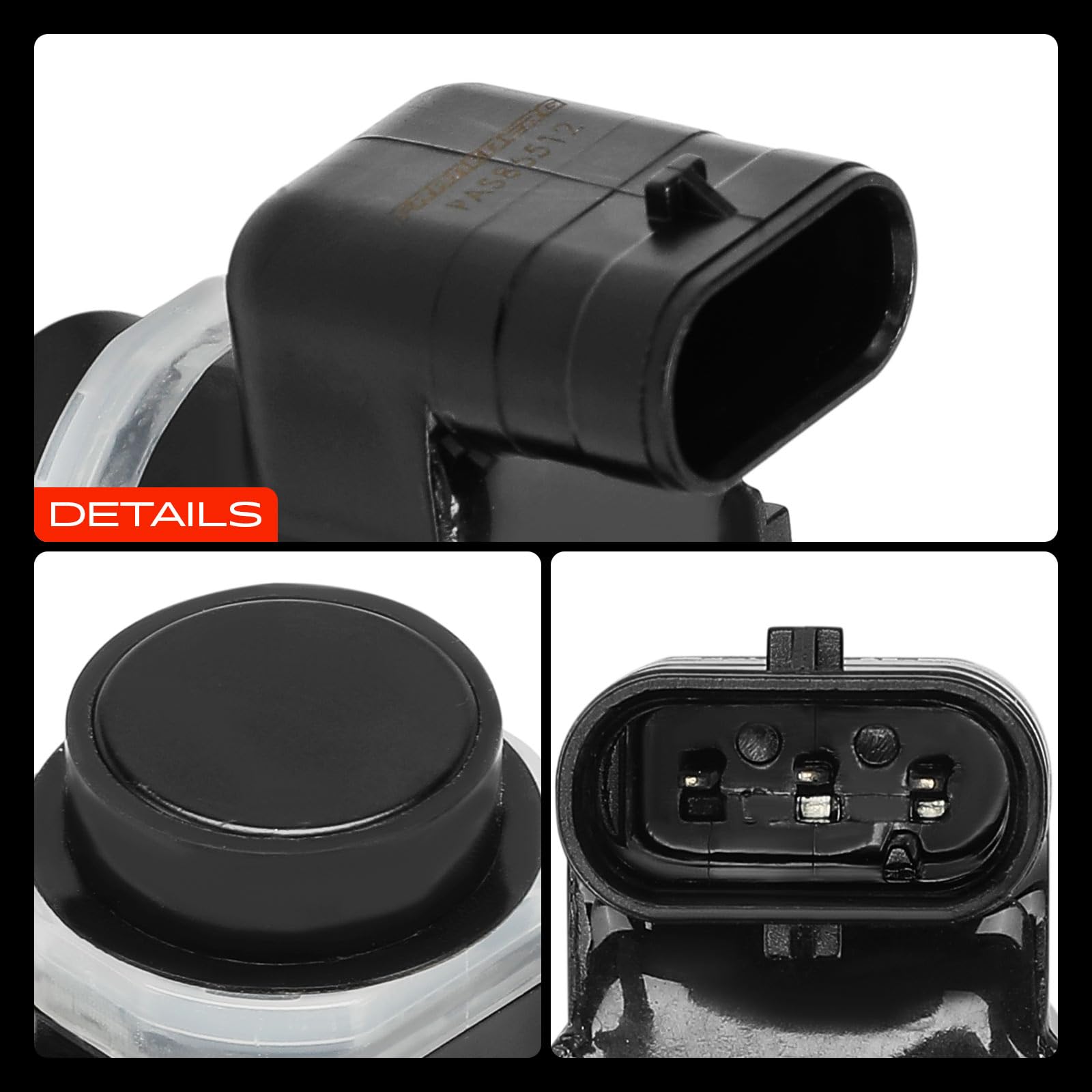 Frankberg 4 sensori di parcheggio anteriori e posteriori 30786319 | Compatibile con: S80 II 124, S60 II 134, V40 Cross Country 526, V40 Hatchback 525, XC70II136, V60 Van/Estate 155