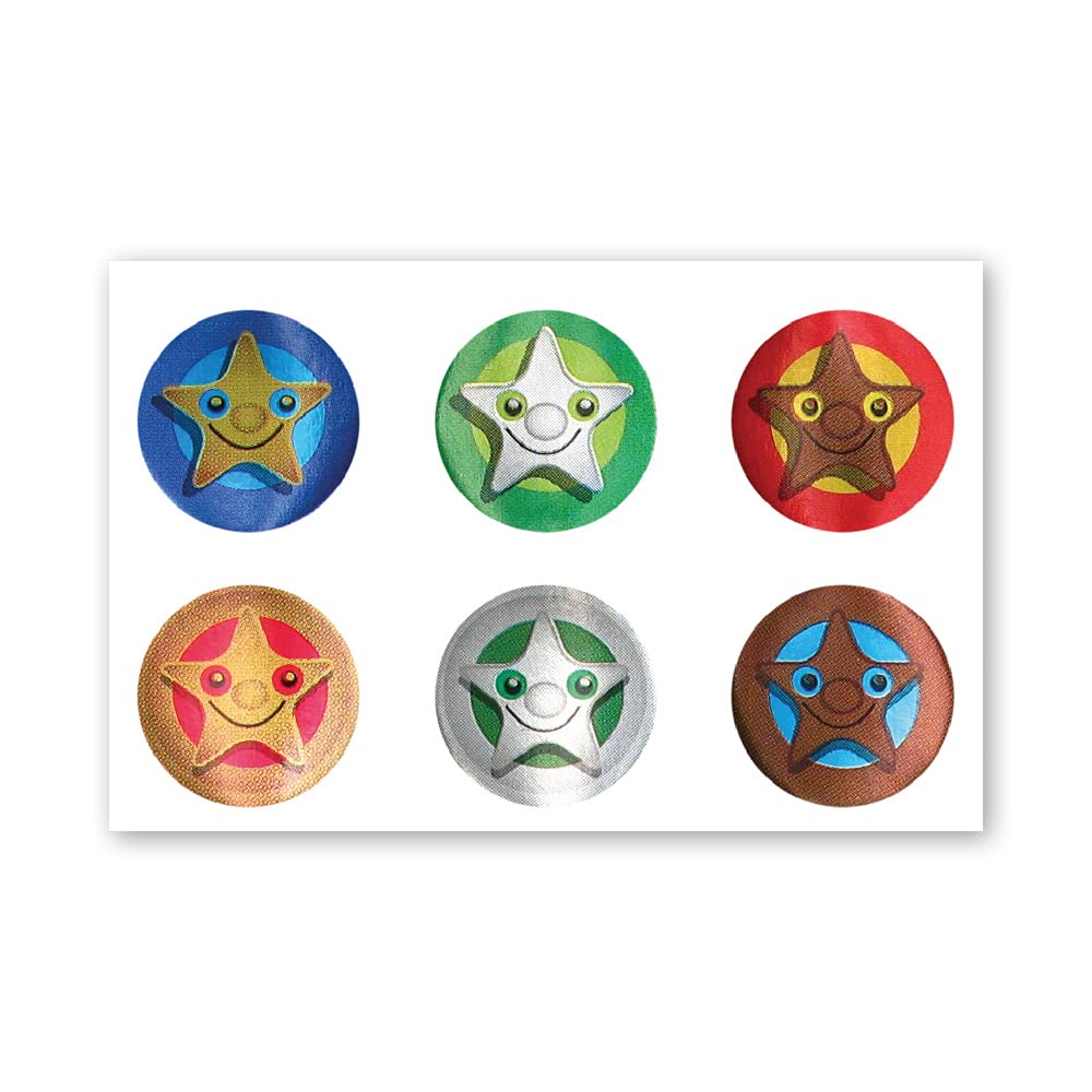 Sticker Solutions Stars and Smiles Reward Stickers (Pack of 1332), Multi-coloured, Various - Image 2