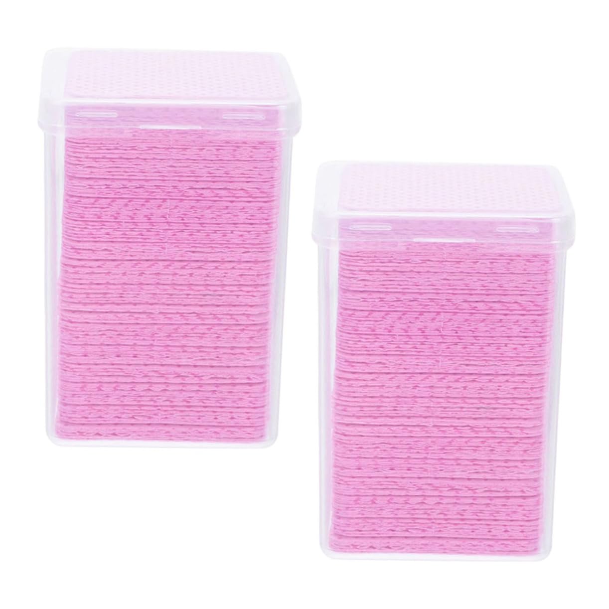 Gogogmee Professional Nail Polish Remover Wipes 400pcs Glue Bottle Wiping Pad Glue Residue Remover for Salons and Home