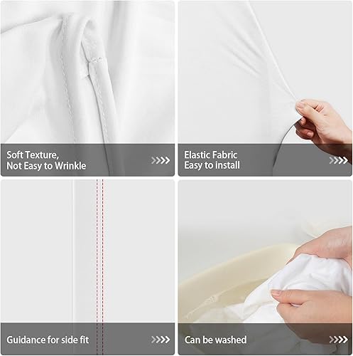 Miniatura 4 de Fondo de pared de arco burdeos de 2.6 x 6 pies, cubierta de fondo redondo color rojo vino, cubierta de marco de arco redondo de 2 caras, soporte de