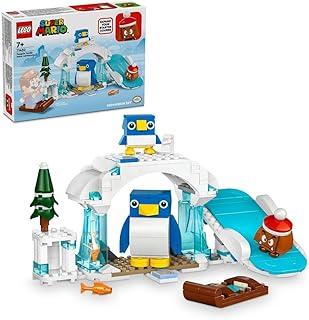 LEGO® Super Mario™ 71430 Adventure Penguin Ice Family Expansion Set for Kids, Includes Goomba Figure, Toy Gift for Boys, Girls, and Electronic Game Enthusiasts Aged 7 and Up
