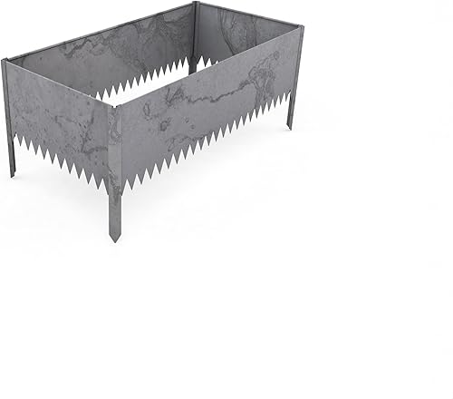 Kit de cama de jardín elevada - Acero COR-Ten (acero COR-Ten de 14 pulgadas, 2 pies x 4 pies)