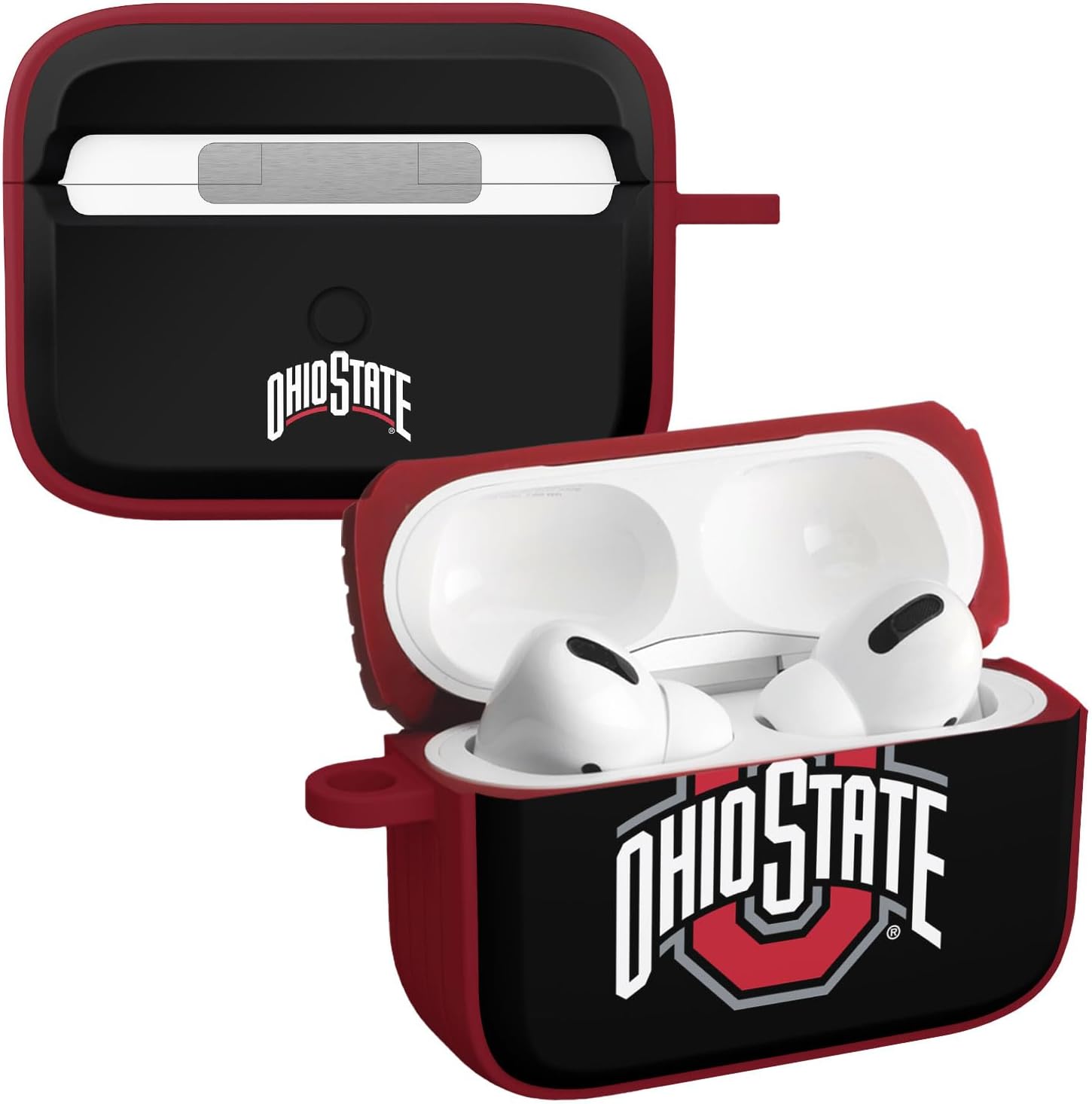 Affinity Bands Ohio State Buckeyes HDX Case Cover Compatible with Apple AirPods Pro 1 & 2 (Classic)