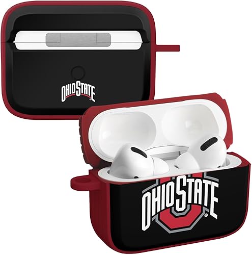 AFFINITY BANDS Ohio State HDX - Funda compatible con Apple AirPods Pro 1 y 2 (clásico)