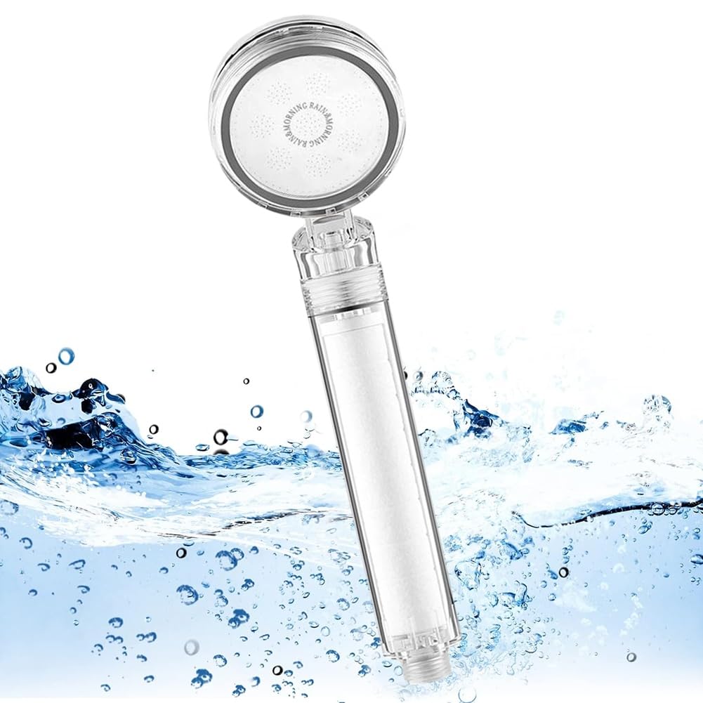 Cabezal de Ducha con Filtro para Agua : Alta Presión, Filtros Dobles de y PP, Elimina el y Las Impurezas A