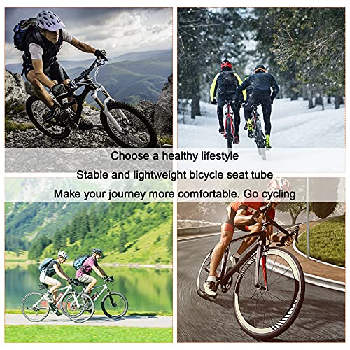 image for ANYI Bike Seat Posts, Aluminum Alloy 25.4mm Seatpost, Bicycle Seat Pos