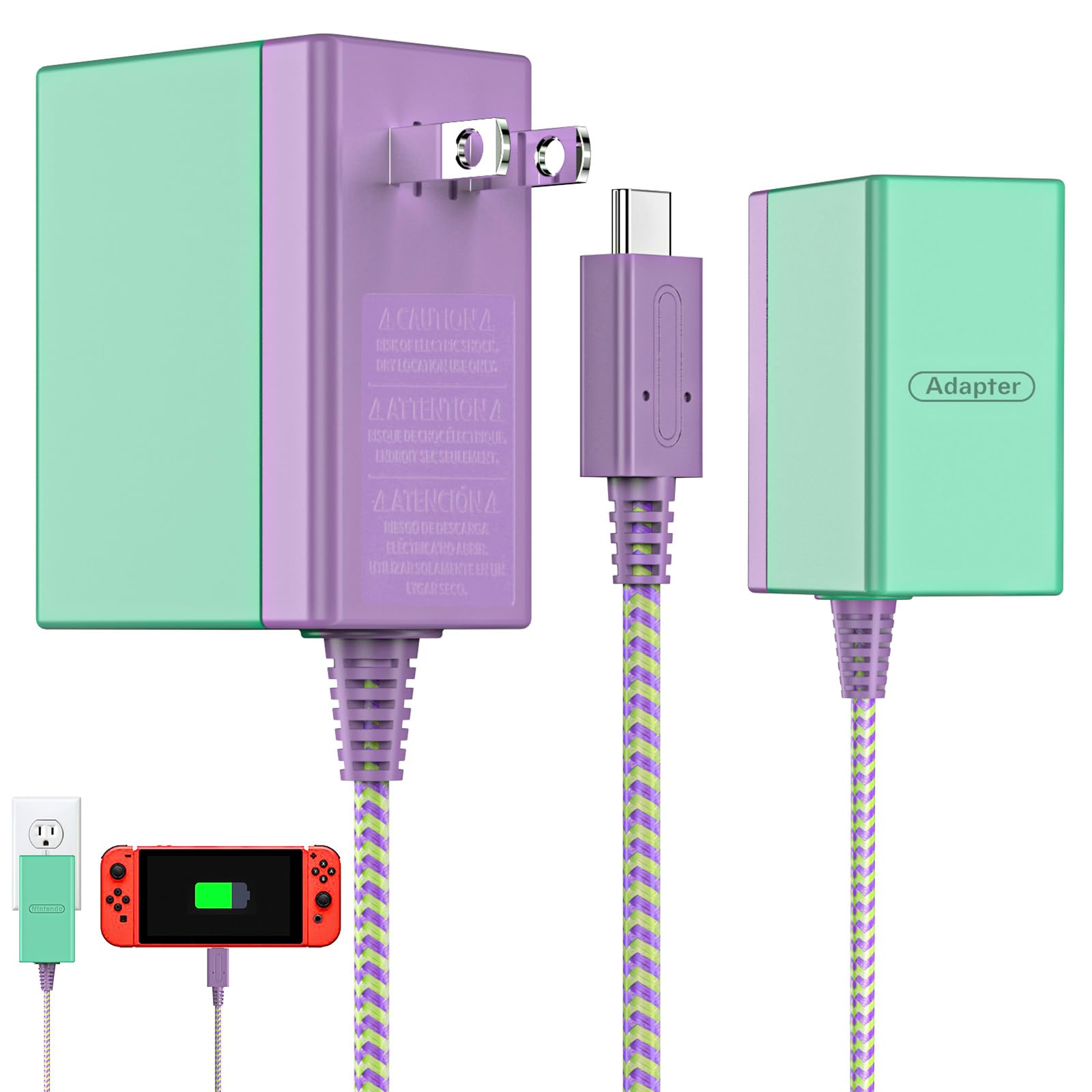 Amazon.com: AC Adapter for Nintendo Switch, Fast Travel Wall