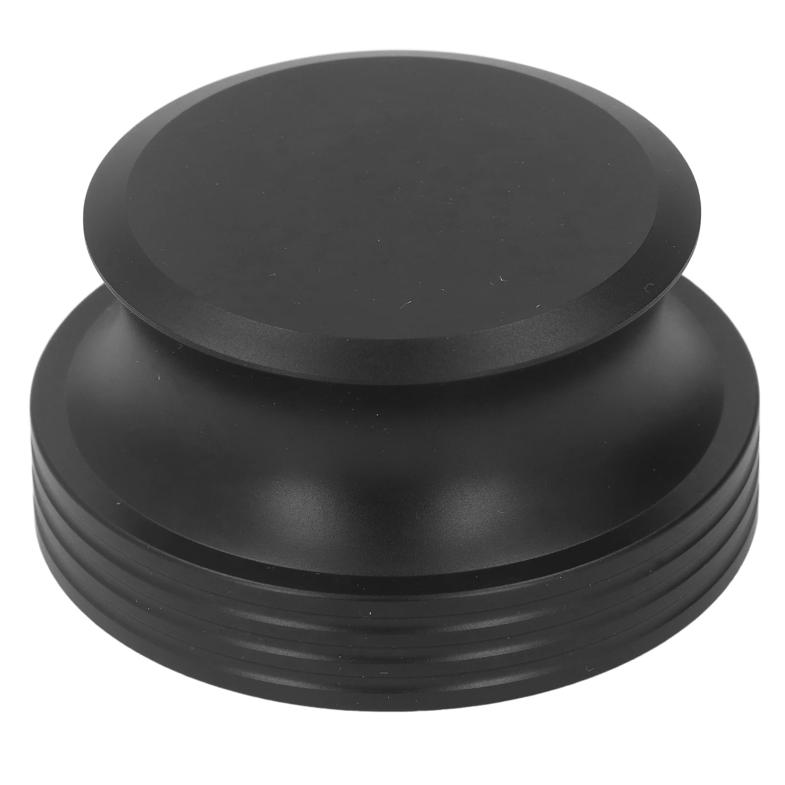 Morsetto per giradischi stabilizzatore peso record, stabilizzatore peso disco in alluminio, morsetto antivibrante per giradischi LP per una migliore qualità del suono, design