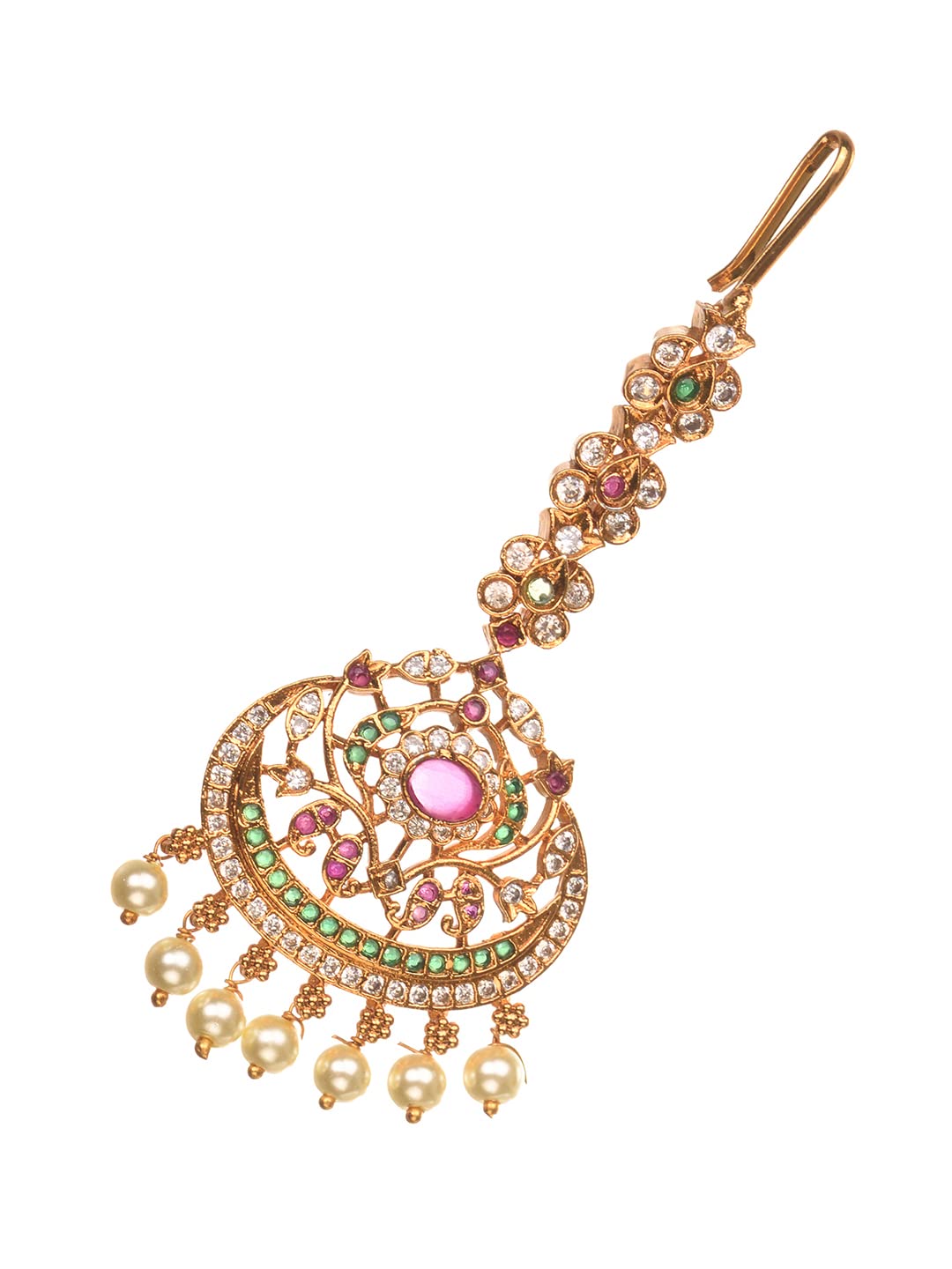 Saraf RS Jewellery- Multi AD Studded Maang Tikka (B09ZB4RZGK) Amazon Price History, Amazon Price Tracker