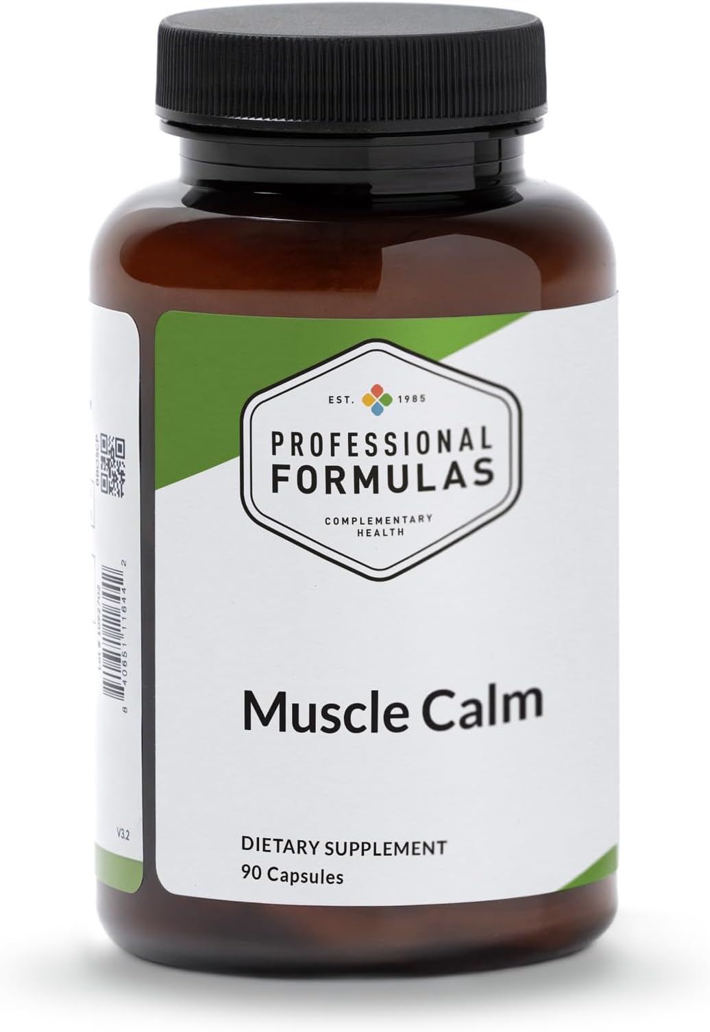 Professional Formulas Muscle Calm – Botanical and Mineral Support for Muscle Relaxation, Nervous System Balance & Physical Recovery – 90 Capsules