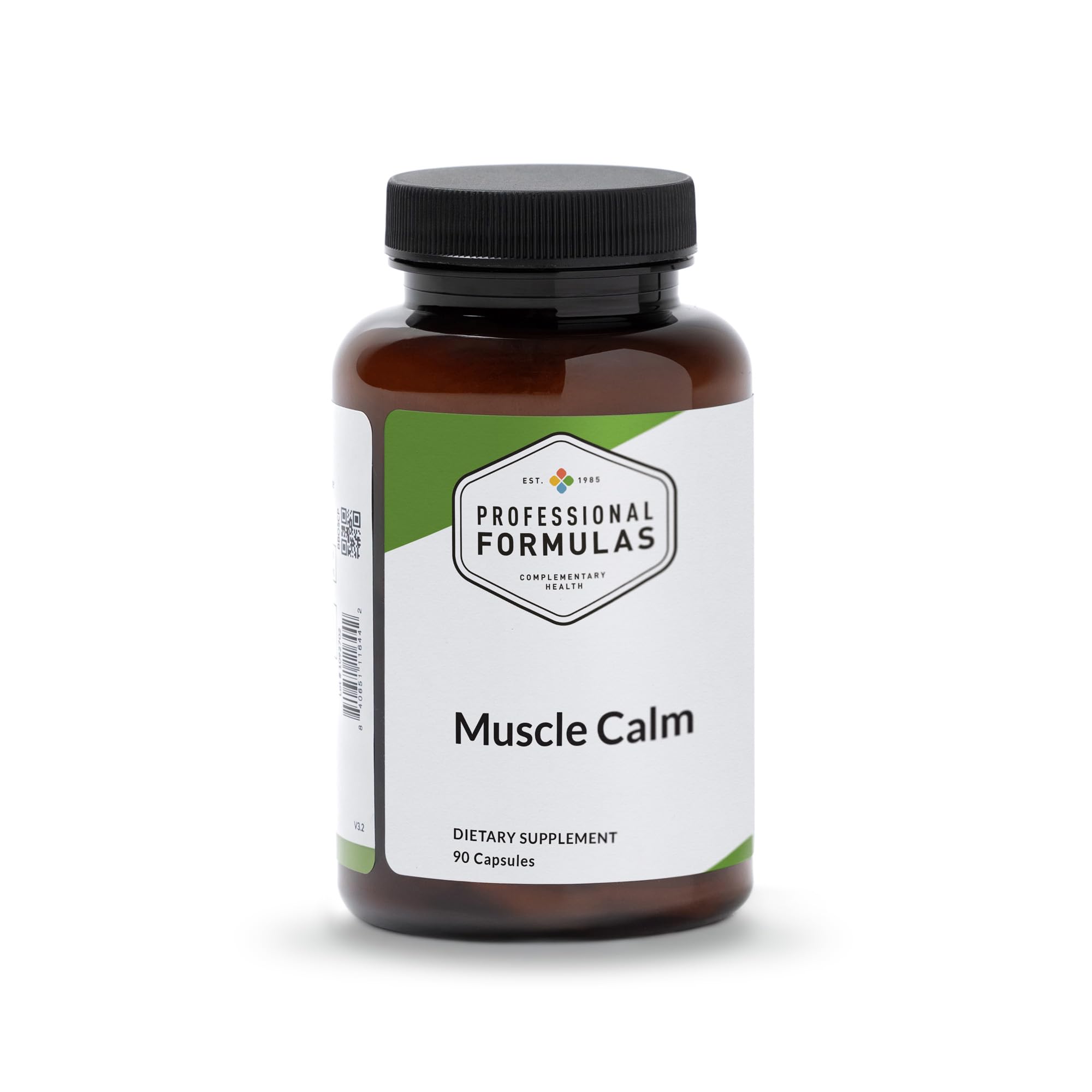 Professional Formulas Muscle Calm – Botanical and Mineral Support for Muscle Relaxation, Nervous System Balance & Physical Recovery – 90 Capsules