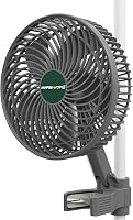 MARS HYDRO 6 hüvelykes csíptetős oszcilláló ventilátor 10 W alacsony zajszinttel growboxhoz és hidroponikus növényekhez 1