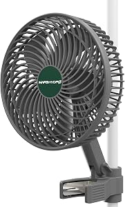 MARS HYDRO 6 hüvelykes csíptetős oszcilláló ventilátor 10 W alacsony zajszinttel growboxhoz és hidroponikus növényekhez