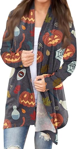 HYYGOCCTV Cardigan Sweaters For Women Lightweight Open Front Kimono Cardigans Vi