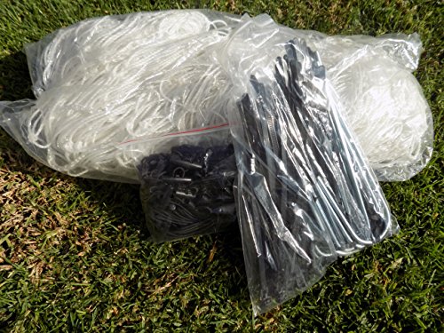 Pass Premier® 24 X 8 Ft. Official Regulation Fifa/Epl Steel Soccer Goal. 2" Diameter Steel Frame W/ Two Durable 4Mm Nets, Ground Stakes, Elastic Clasps & Re-Usable Ties. 24X8 Foot (2Nets) #TOP6