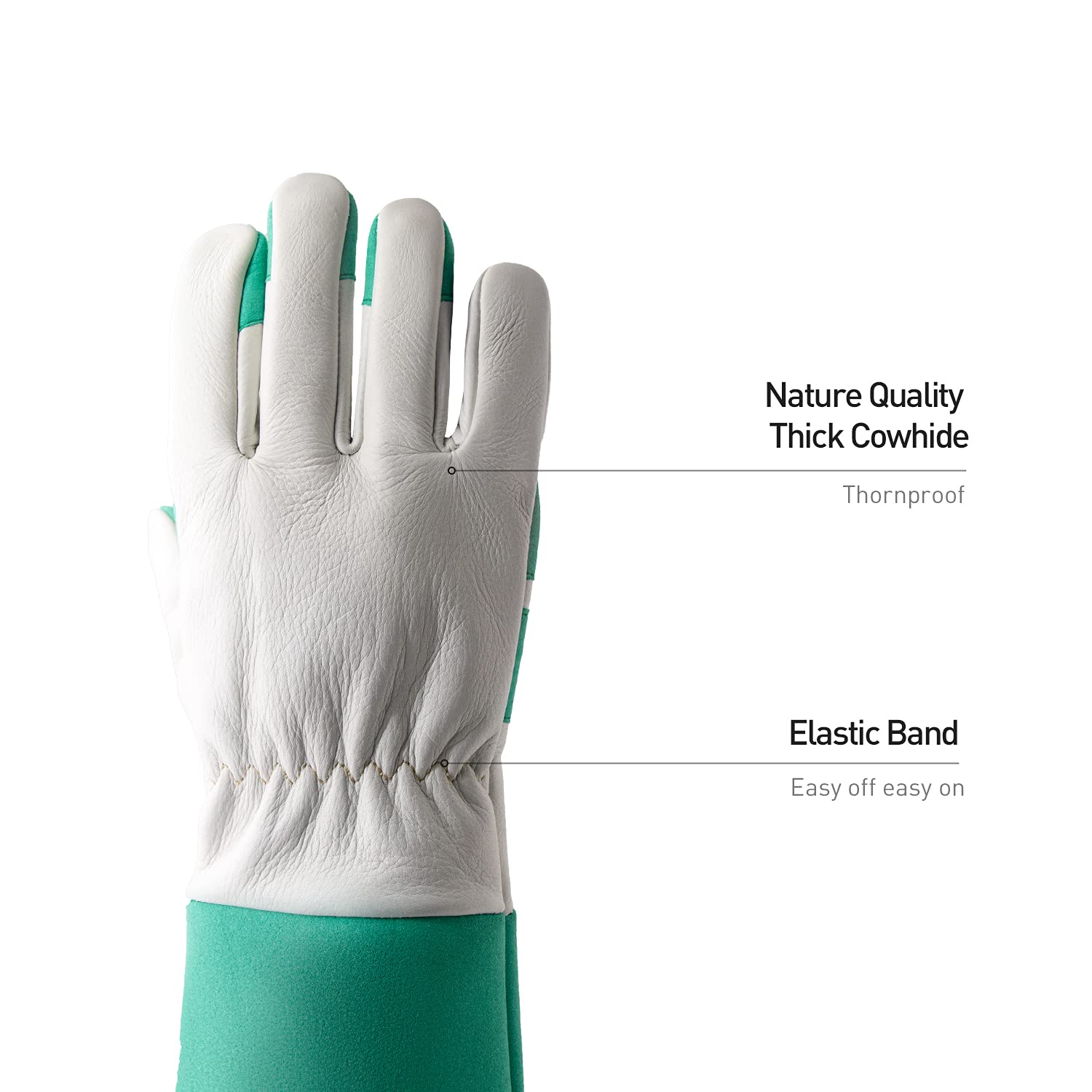 Cactus Gloves Thorn-Proof Heavy Duty Gardening Gloves - XL Size, Kevlar &  Leather, Sea Green (Pair) Protective Gloves For Rose Pruning Thorn Resistant