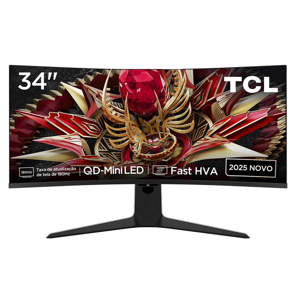 TCL, Monitor Gamer 34R83Q, WQHD 21:9 34