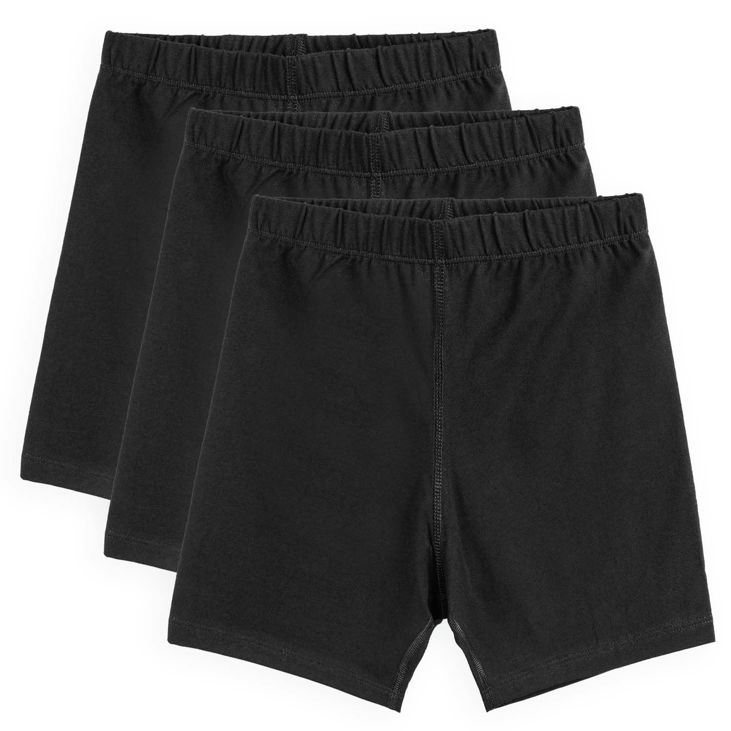 Mightly Cartwheel Shorts Mädchen | 95% weiche Bio-Baumwolle mit einem Hauch von Stretch | Basic Unterhosen für Kinder | 3er Pack