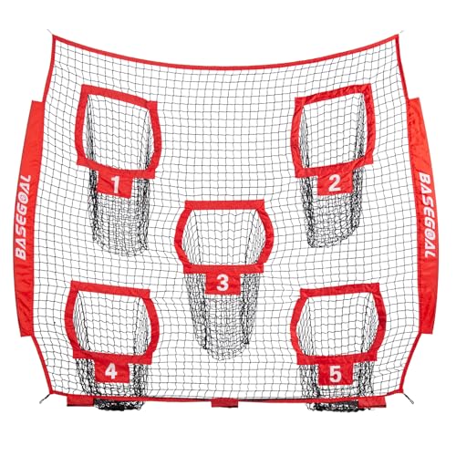 BaseGoal Football Replacement Net(NET ONLY),Heavy Duty Knotless for Football Throwing Training...
