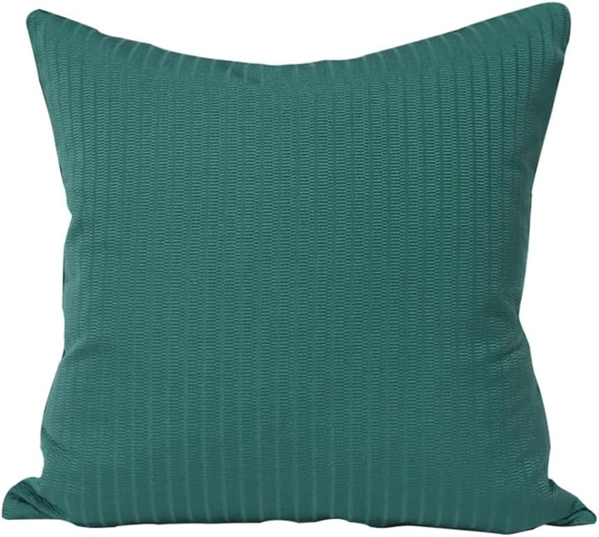 Green Striped Sofa Pillow Case Soft Decoration Hotel Model Living Room Chair Against The Waist