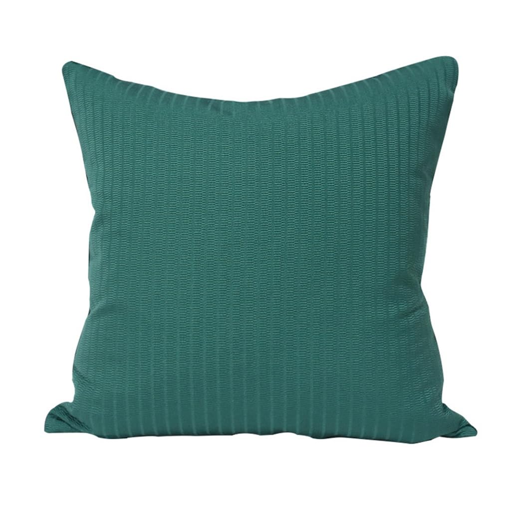 Chaise de salon confortable grâce à la taie d'oreiller rayée verte de soutien