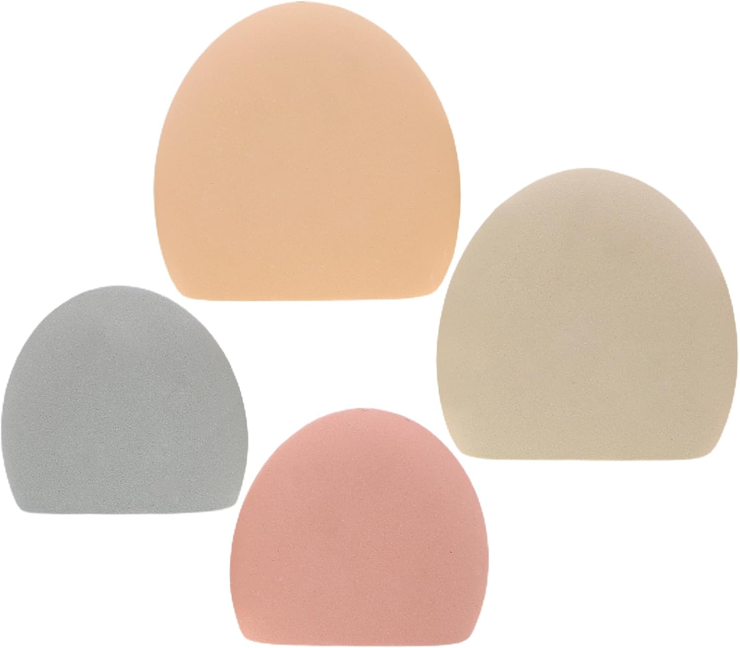ULTECHNOVO 4pcs Fish Tank Decorative Stones Set – Medium Pink Blue Polished Pebbles and Large Yellow Green Landscaping Gravel for Aquarium, Terrarium, and Garden Décor
