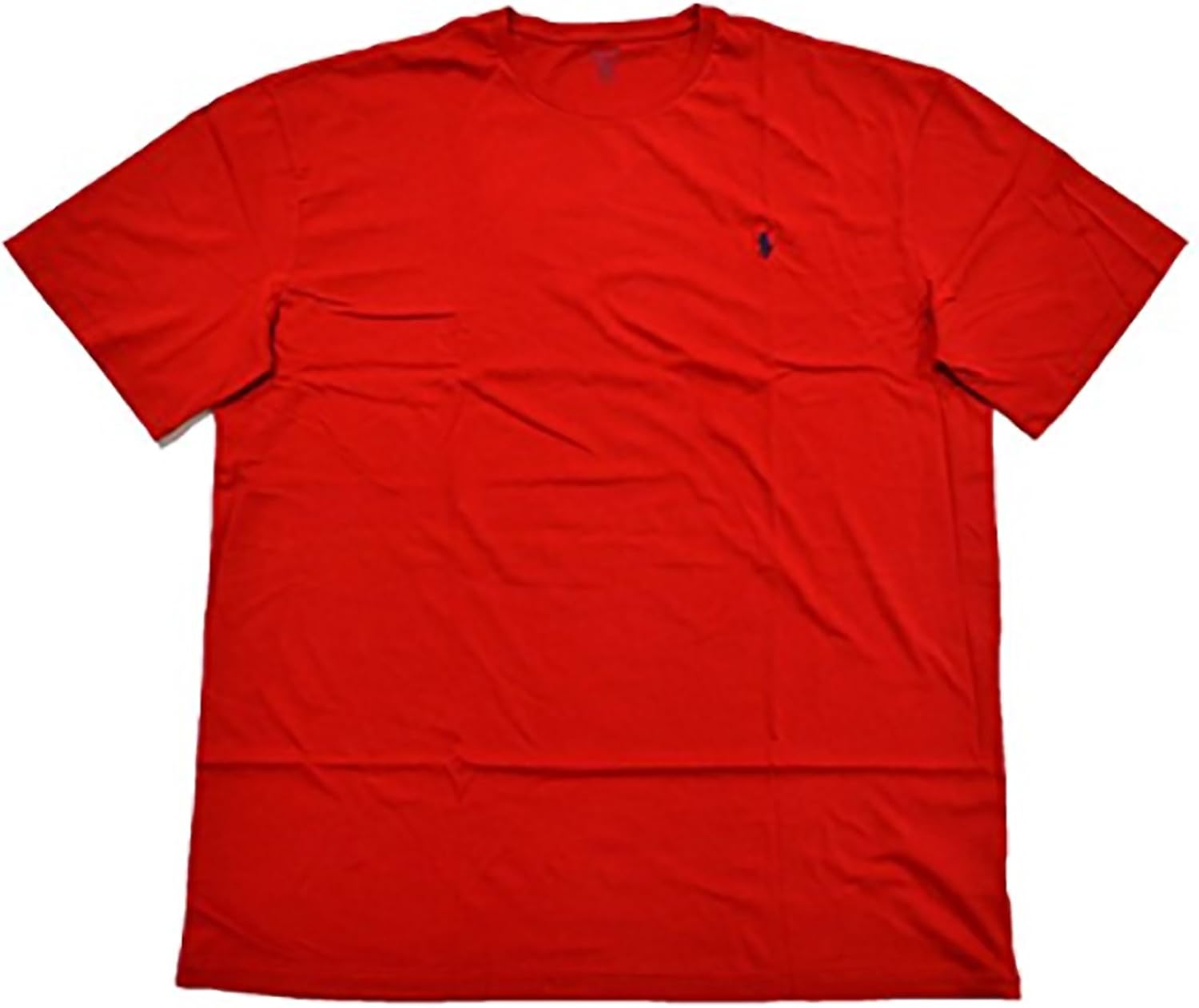 Polo RL Men's Big and Tall Crewneck Pony T-Shirt Large Tall Red