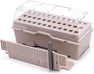 36 Holes Metal Stamp Alignment & Storage – Fits 1mm–6mm Stamps, (Narrow, Wide & Storage Combo)