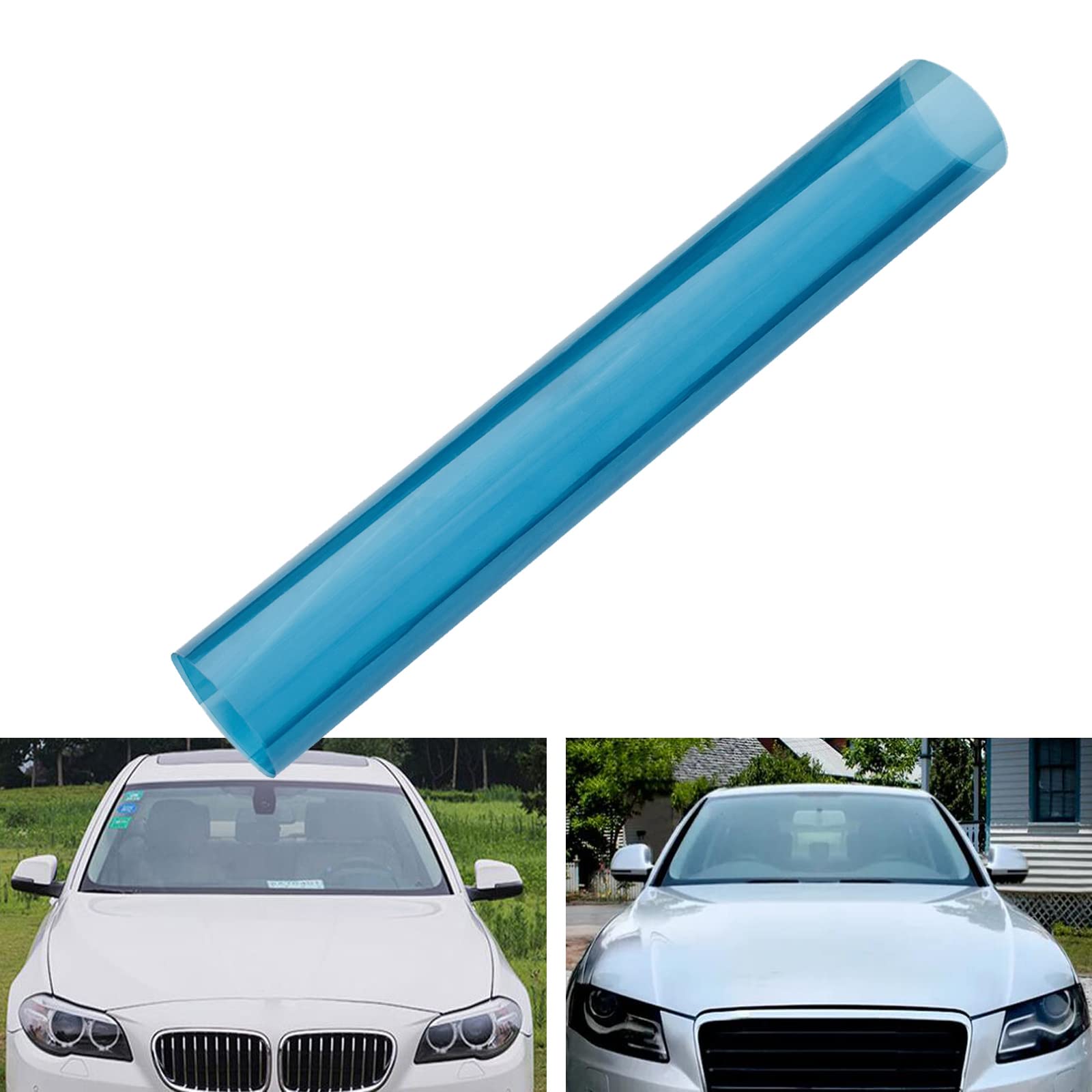Hihaha Car Window Tint Film Heat UV Blocking Sun Protection Anti -Glare Privacy Film Chameleon 25'' Inch X 20ft Blue Yellow VLT 81% IRR 62% UVR 99.5 - View #3