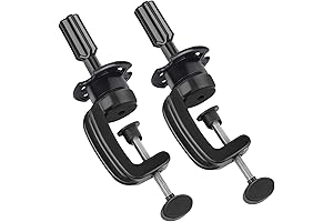 2-Pack Teenitor Wig Stand Holder - Clamping, Adjustable Mannequin Mannequin Head Stand With Clamp