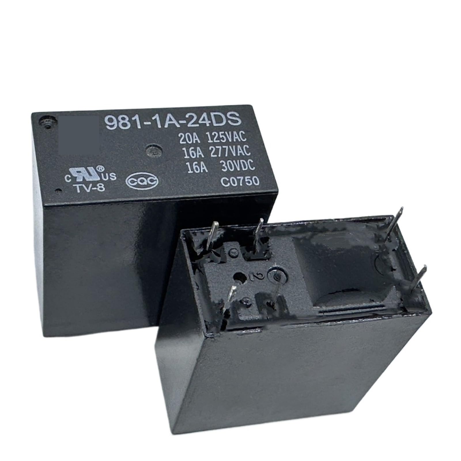 Yzwrwrmktb One Color 1Pc 981-1A-24Ds (42Fa6-Coil:24vdc-16A) Relay 6Pins