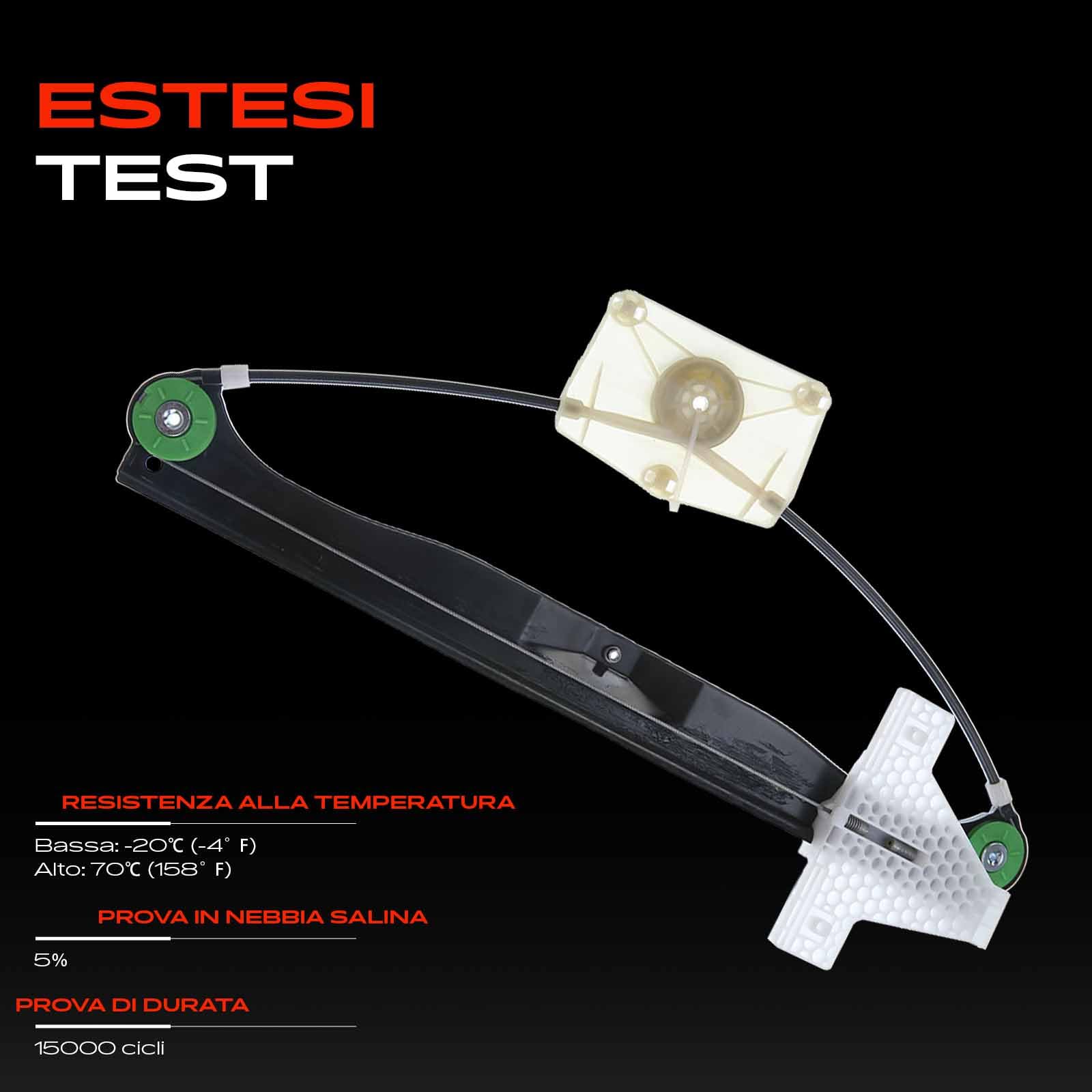 Frankberg Alzacristallo Meccanismo alzacristallo Elettrico senza Motore Posteriore destro senza piastra 4/5-Porte 2/3 porte Compatibile con A3 Sportback 8PA A3 8P1 Replace# 8P4839462A