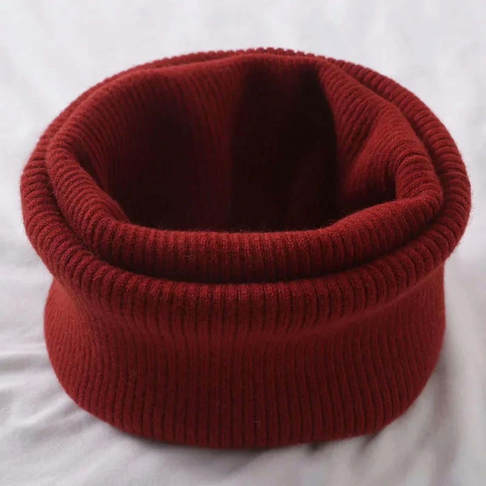 MdybF Sciarpa donna Sciarpa Calda Uomini Donne Inverno Collo Spesso Protegge Elastic Knit Sciarpa